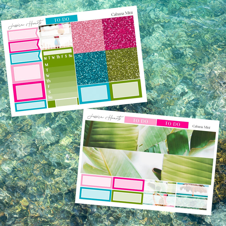 Cabana MINI Sticker Kit - Jessica Hearts