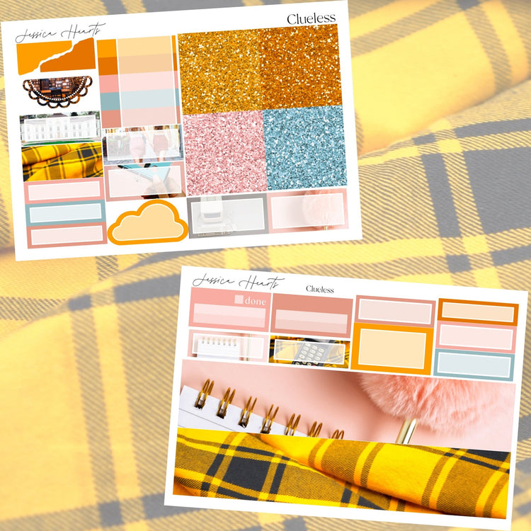 Clueless 2025 Weekly Sticker Kit - Jessica Hearts