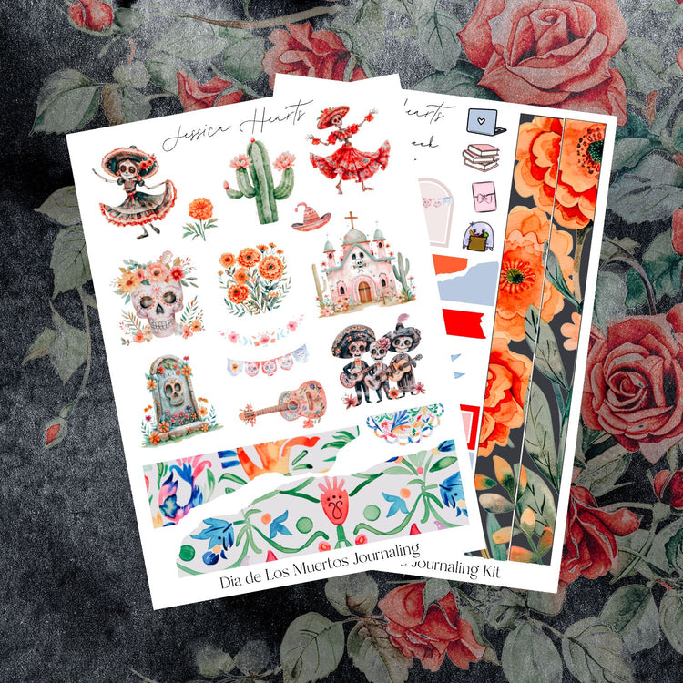 Dia de Los Muertos Journaling Kit (new format) - Jessica Hearts