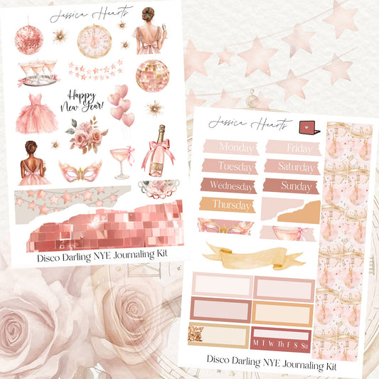 Disco Darling NYE Journaling Kit - Jessica Hearts