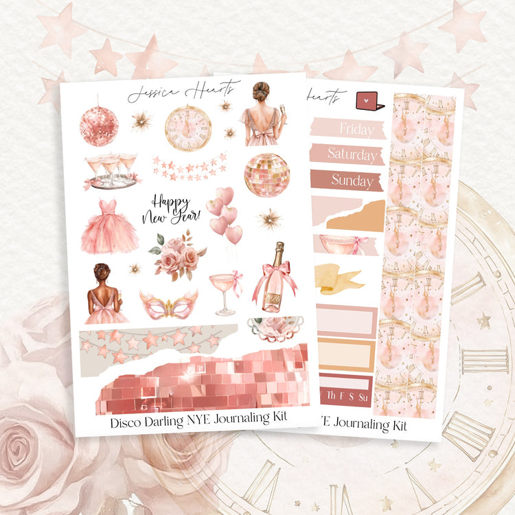 Disco Darling NYE Journaling Kit - Jessica Hearts
