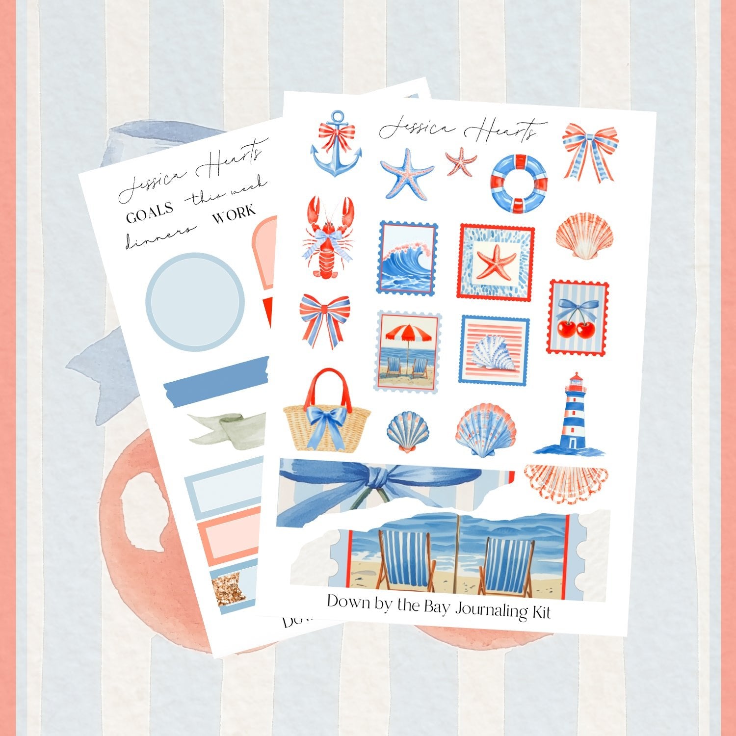 Down by the Bay Journaling Kit - Jessica Hearts
