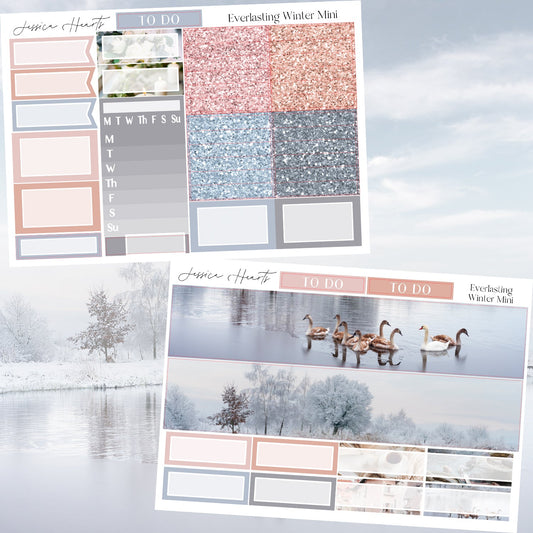 Everlasting Winter MINI Sticker Kit - Jessica Hearts