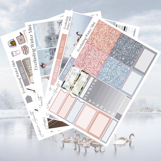 Everlasting Winter MINI Sticker Kit - Jessica Hearts