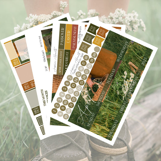 Field of Flowers April 2025 Monthly Kit - Jessica Hearts