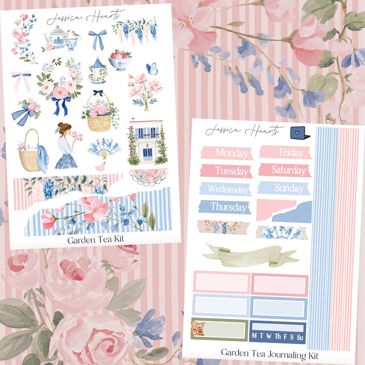 Garden Tea Journaling Kit - Jessica Hearts