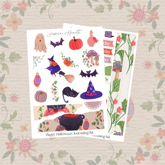Happy Halloween Journaling Kit - Jessica Hearts