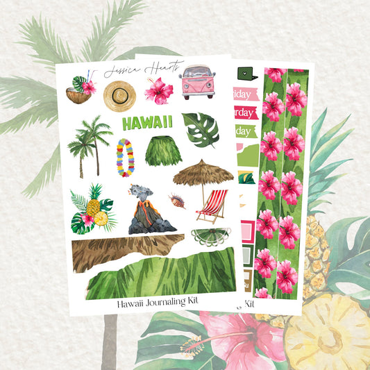 Hawaii Journaling Kit - Jessica Hearts