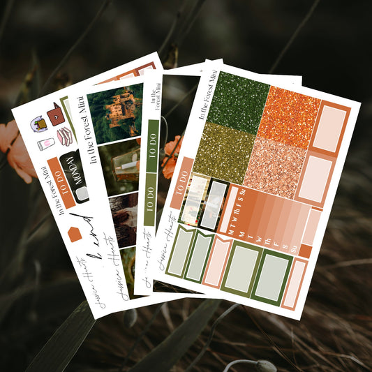 In the Forest MINI Sticker Kit - Jessica Hearts