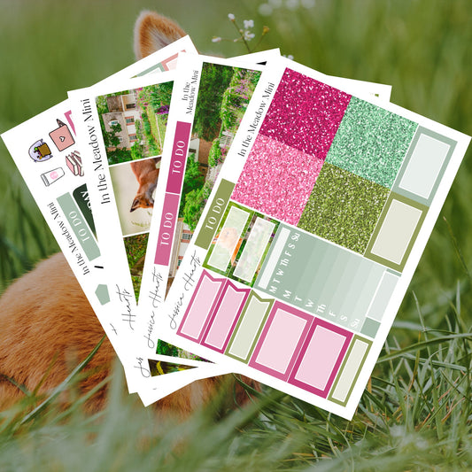In the Meadow MINI Sticker Kit - Jessica Hearts