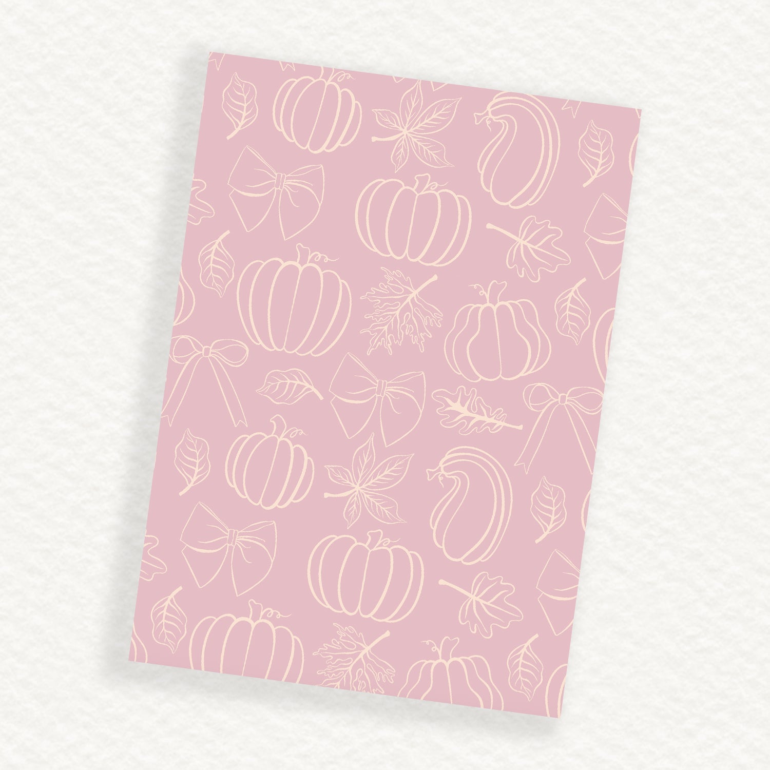 Lavender Pumpkins B6 Journaling Background Sticker Sheet - Jessica Hearts