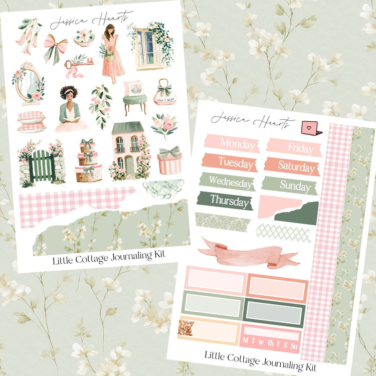 Little Cottage Journaling Kit - Jessica Hearts