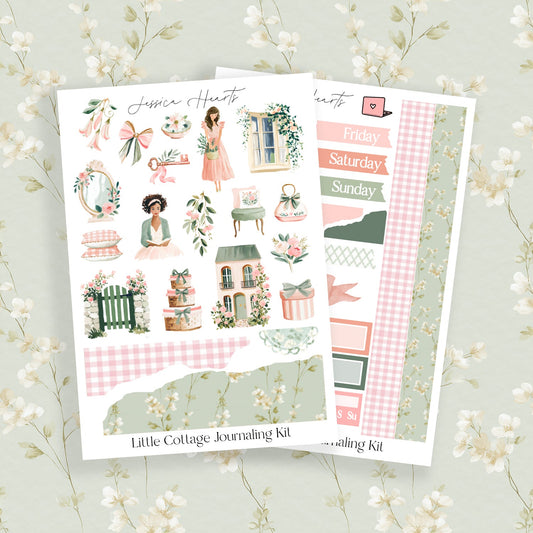 Little Cottage Journaling Kit - Jessica Hearts