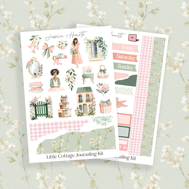 Little Cottage Journaling Kit - Jessica Hearts