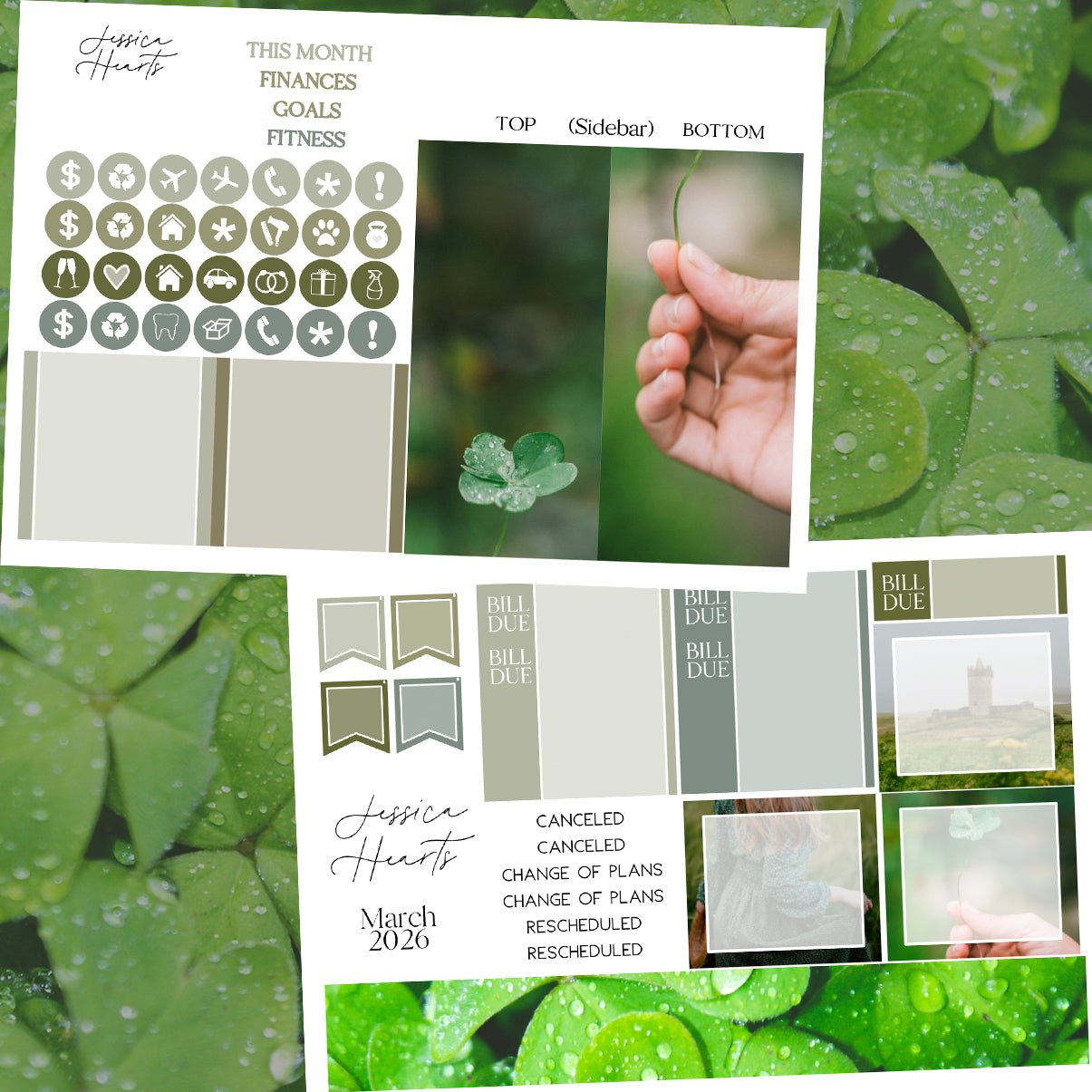 March 2026 Monthly Kit - Jessica Hearts