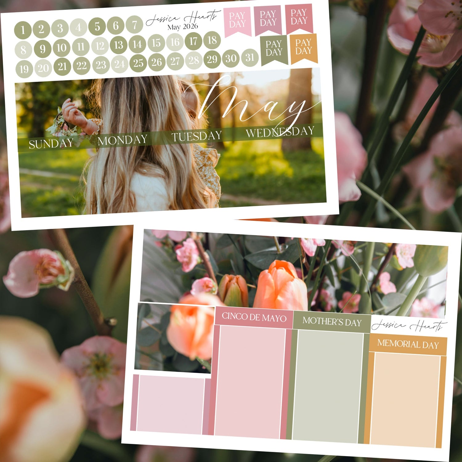 May 2026 Monthly Kit - Jessica Hearts