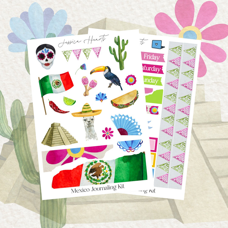 Mexico Journaling Kit - Jessica Hearts