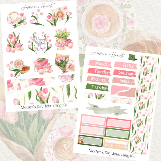Mother’s Day Journaling Kit - Jessica Hearts