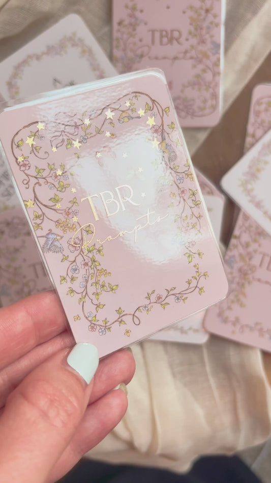 Ethereal Book TBR Prompt Deck (includes 24 TBR Prompt cards)