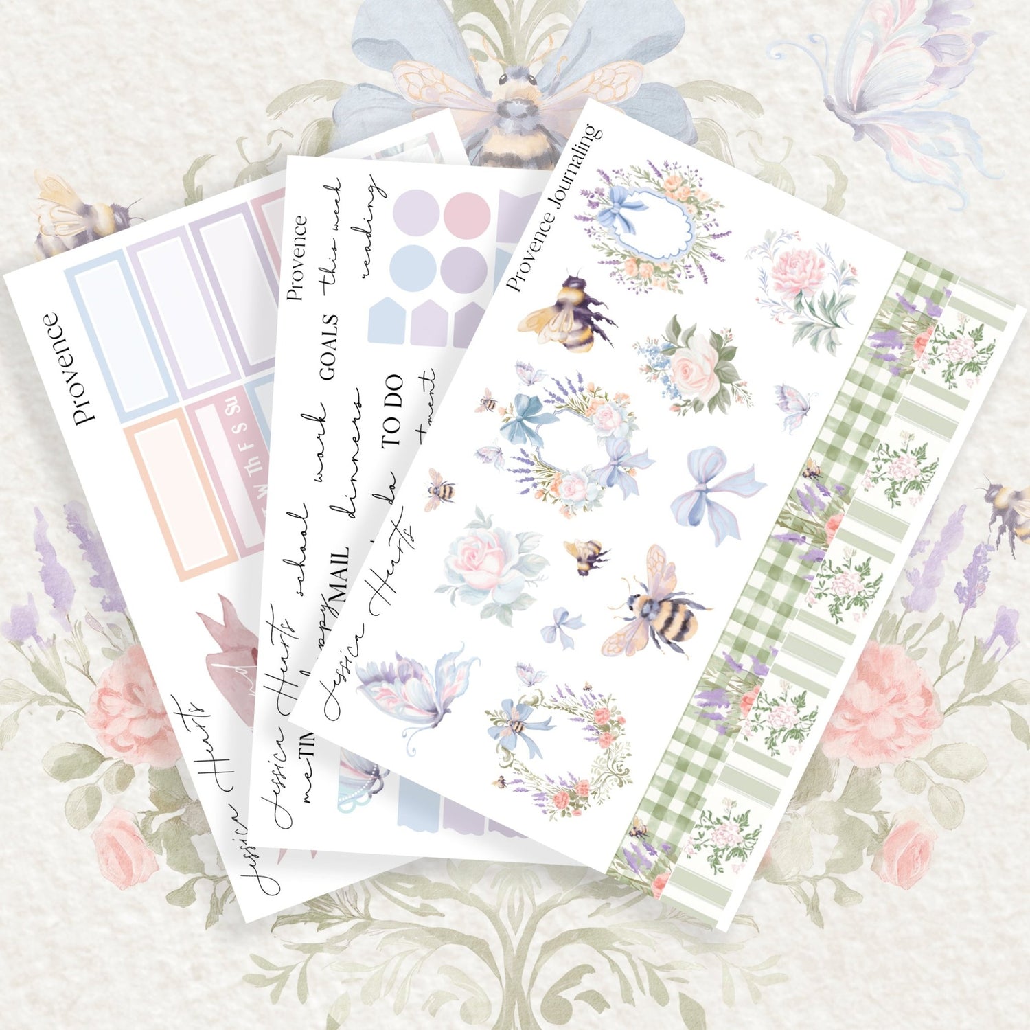 Provence Complete Journaling Kit *New Format* - Jessica Hearts