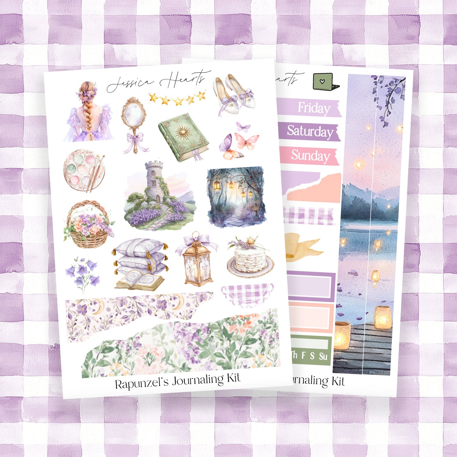 Rapunzel's Journaling Kit - Jessica Hearts