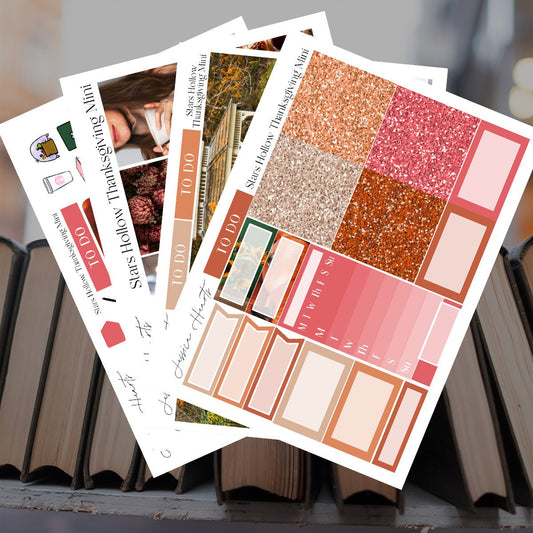 Stars Hollow Thanksgiving MINI Sticker Kit - Jessica Hearts