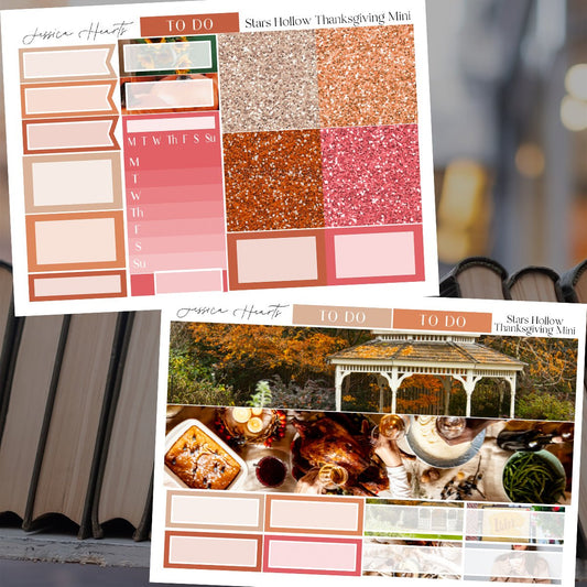 Stars Hollow Thanksgiving MINI Sticker Kit - Jessica Hearts