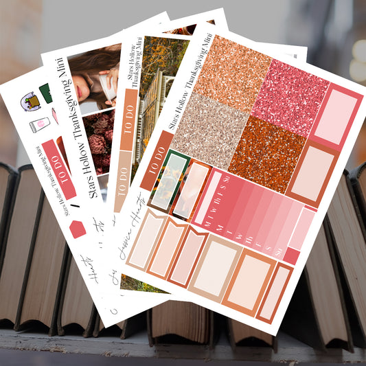 Stars Hollow Thanksgiving MINI Sticker Kit