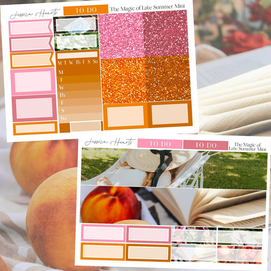 The Magic of Late Summer MINI Sticker Kit - Jessica Hearts