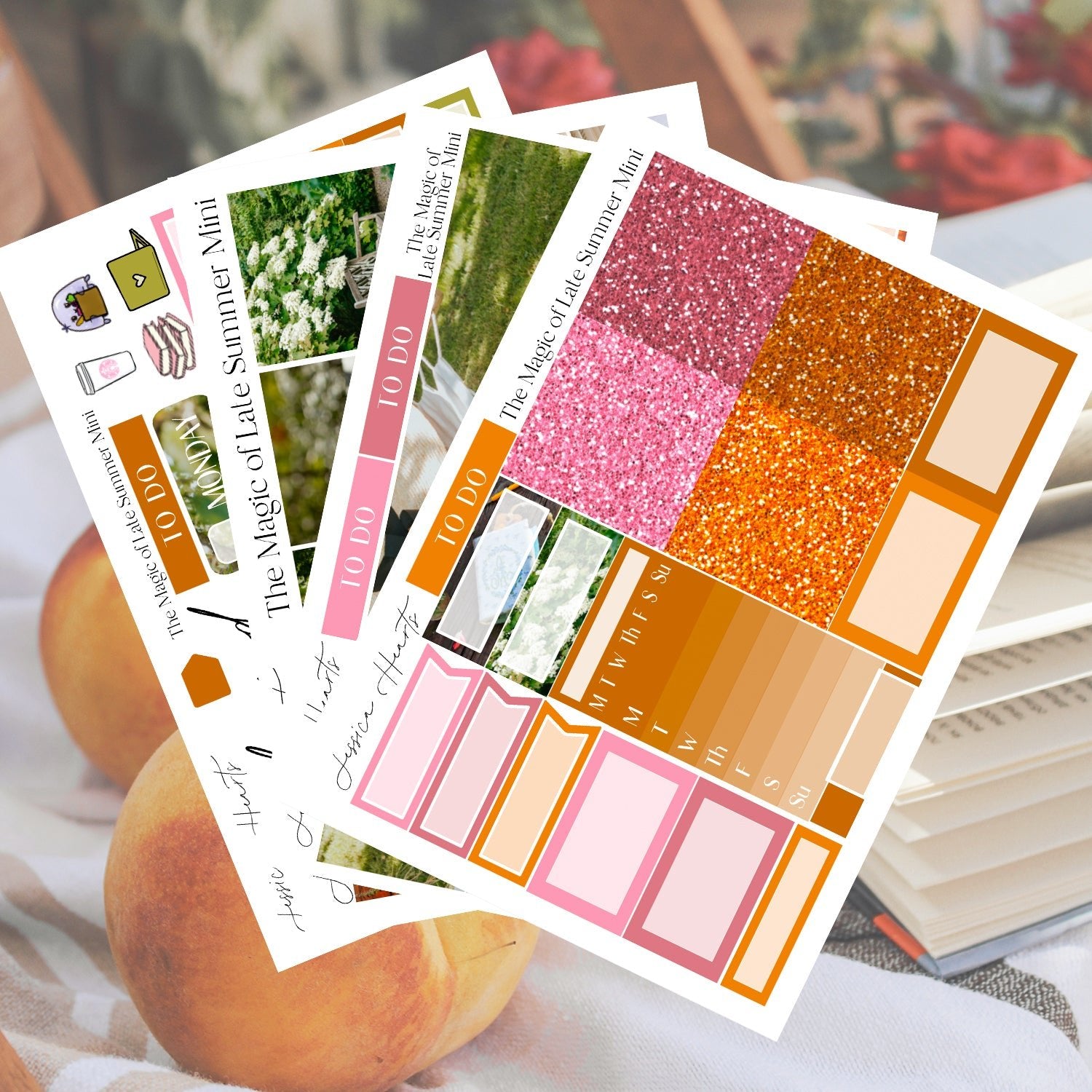 The Magic of Late Summer MINI Sticker Kit - Jessica Hearts