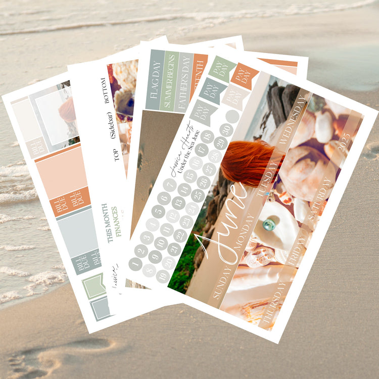Under the Sea June 2025 Monthly Kit - Jessica Hearts
