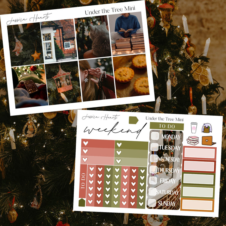 Under the Tree MINI Sticker Kit - Jessica Hearts