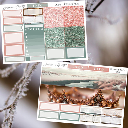 Winter Queen 2025 MINI Sticker Kit - Jessica Hearts