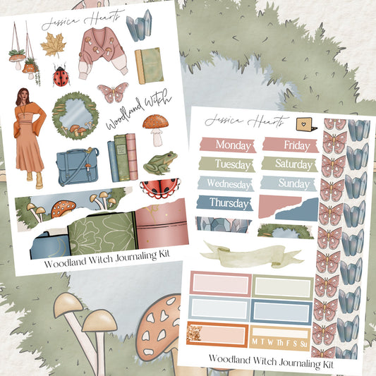 Woodland Witch Journaling Kit - Jessica Hearts