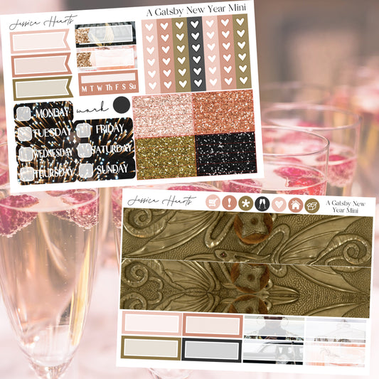 A Gatsby New Year MINI Sticker Kit