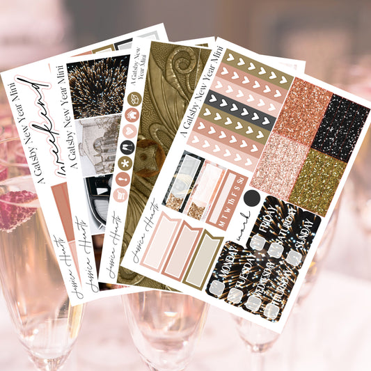 A Gatsby New Year MINI Sticker Kit