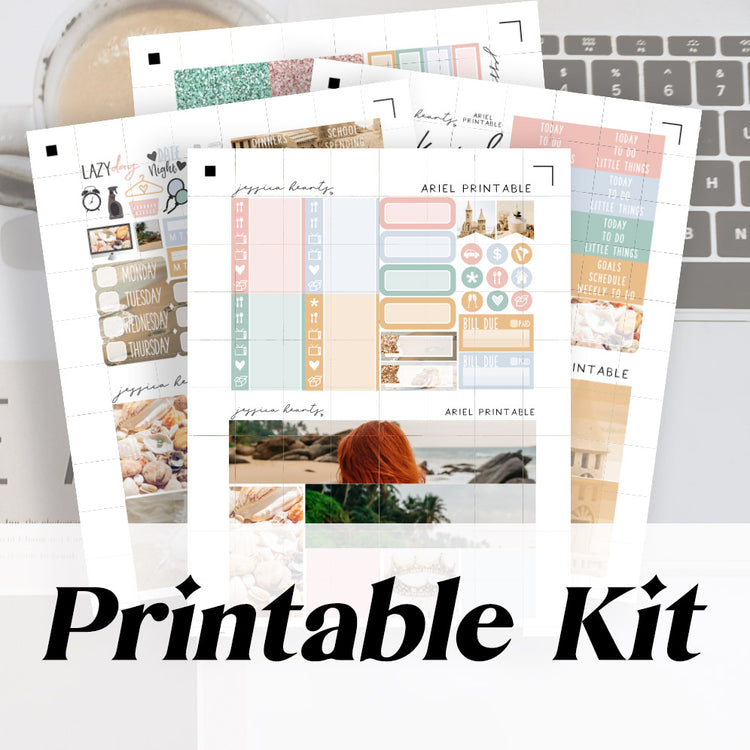 Ariel Printable Sticker Kit (Download)