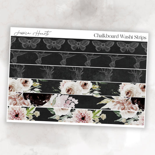 Chalkboard Washi Strips