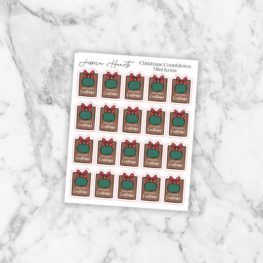 Christmas Countdown Mini Icons