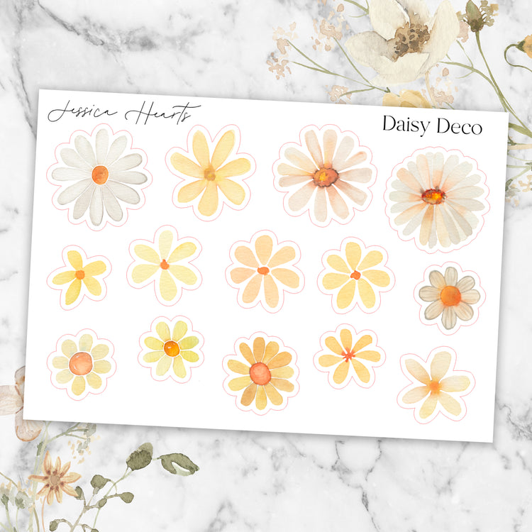 Daisy Deco Sheet