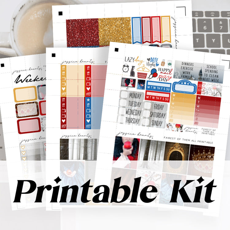 Fairest of them All Printable Sticker Kit (Download)