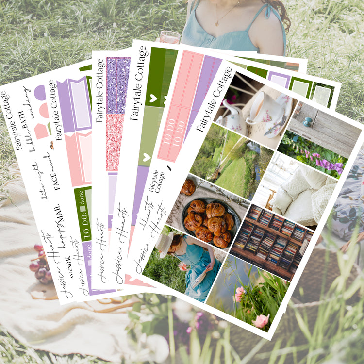 Fairytale Cottage Weekly Sticker Kit