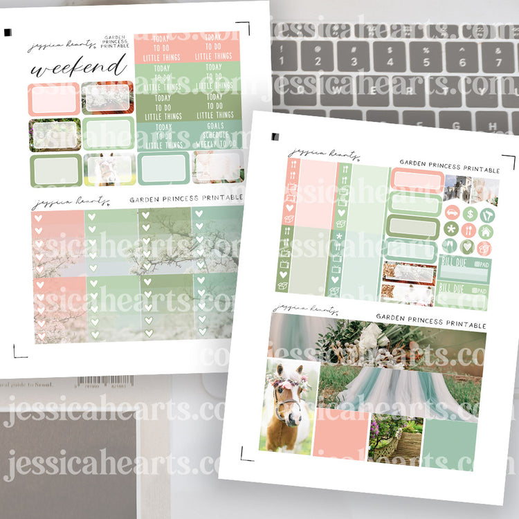 Garden Princess Printable Sticker Kit (Download)