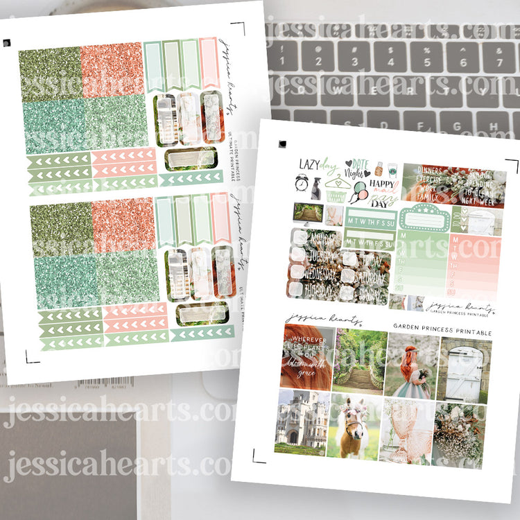 Garden Princess Printable Sticker Kit (Download)
