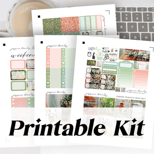 Garden Princess Printable Sticker Kit (Download)