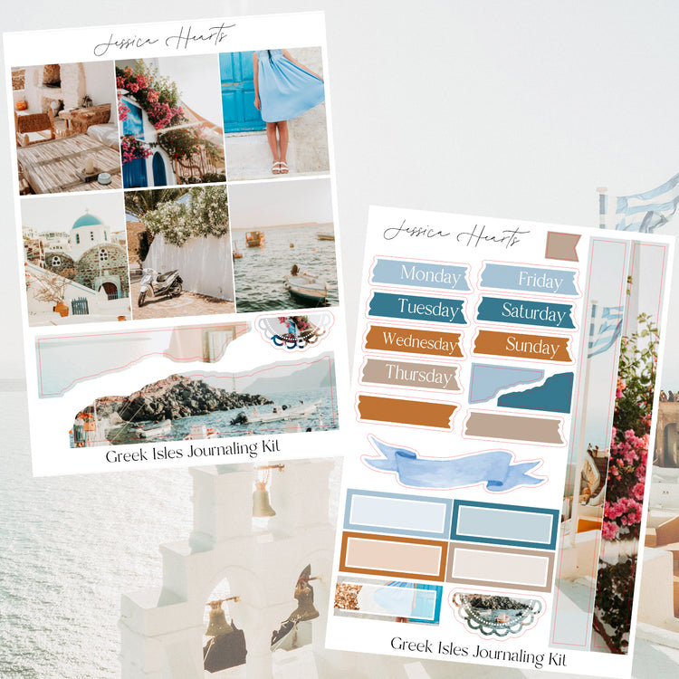 Greek Isles Journaling Kit
