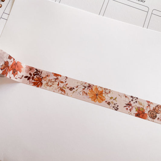 Fall Florals Washi Tape