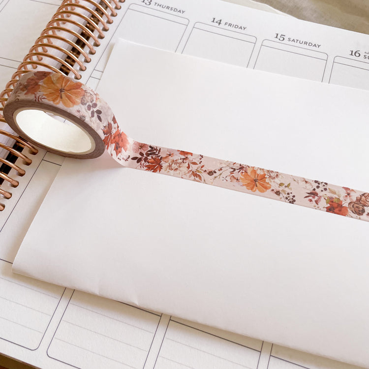 Fall Florals Washi Tape