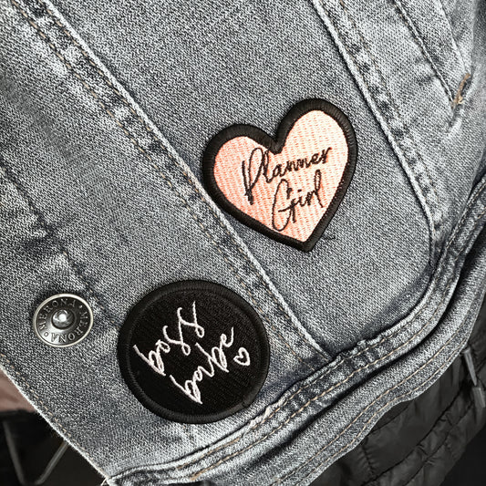 Boss Babe & Planner Girl Patches Limited Edition,  - Jessica Hearts