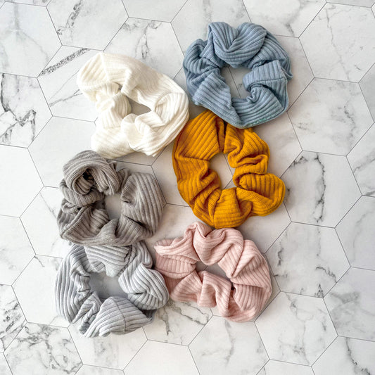 Cloud Scrunchie Set